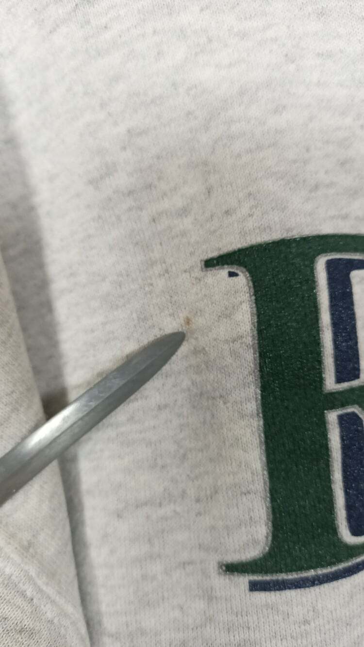 JANSPORT Size XL RIT Dad Grey Sweatshirt Rochester Institute Of Technology 80s - Picture 5 of 13
